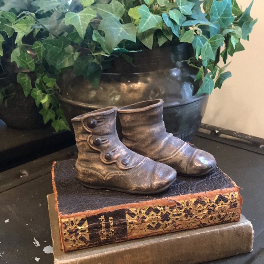 VINTAGE Decorative Ceramic Boots